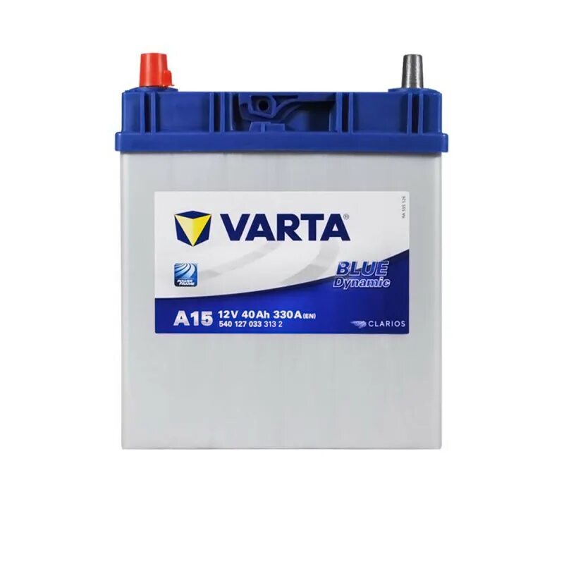 Varta dynamic d47. Аккумулятор varta blue dynamic a15 40ah 330a (540 127 033). акб varta d47. varta 540125033. varta blue dynamic.