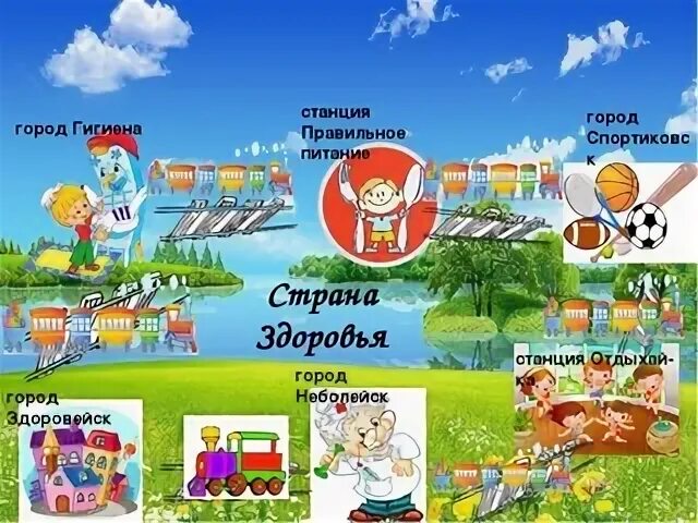 Карта город здоровья