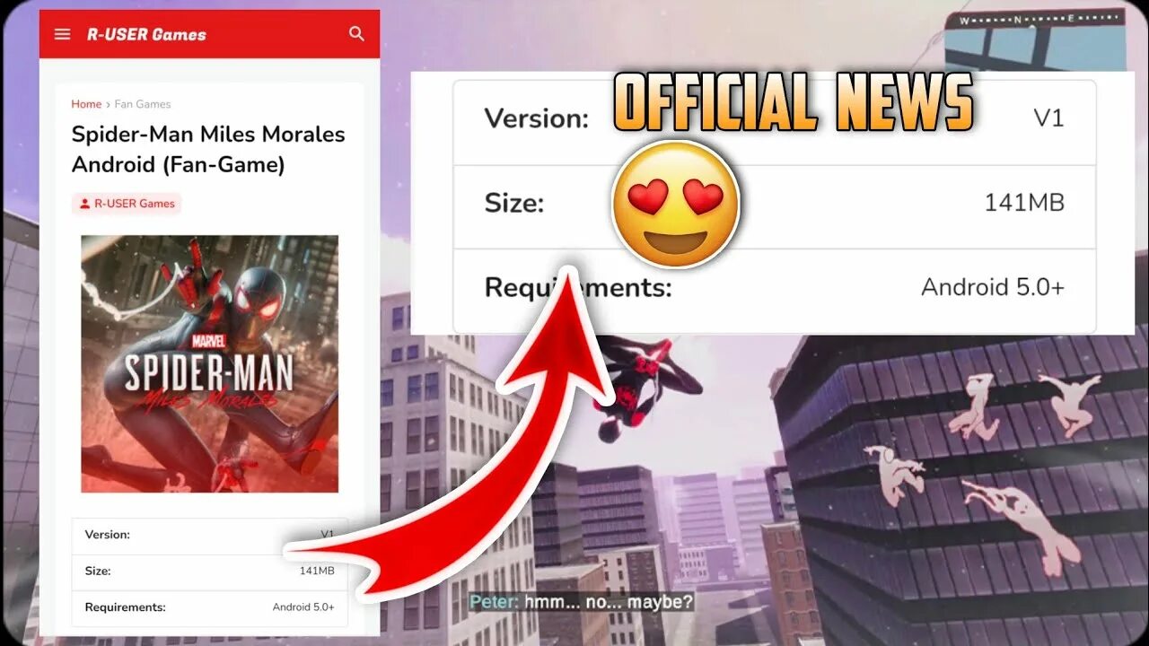 Miles morales android. R user games.