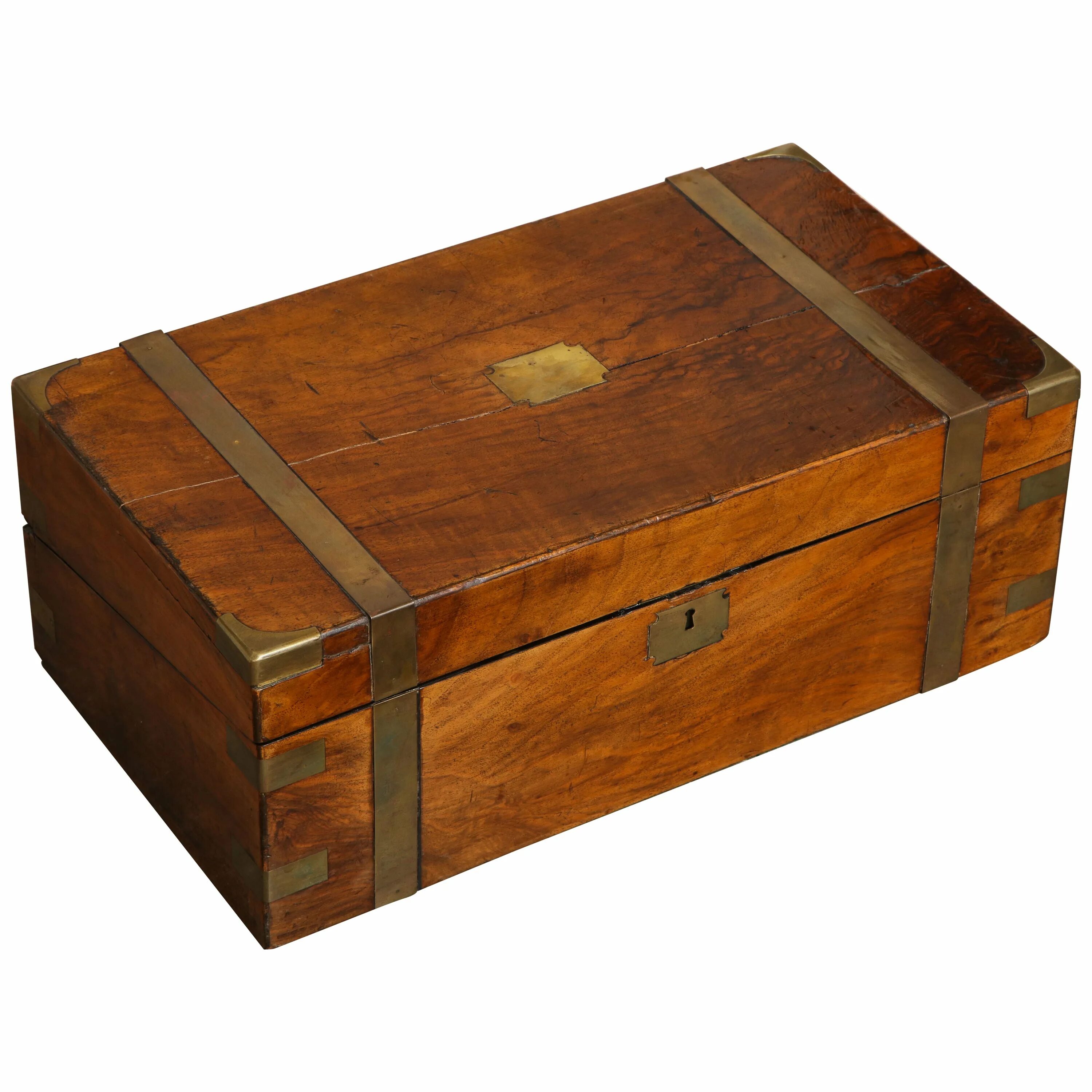 Write box. Military box with gold. writing box. box for writing.