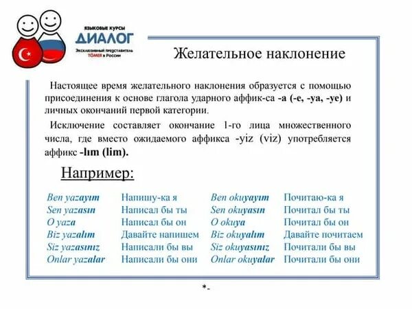 желательное наклонение