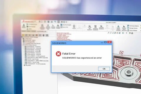 Ошибка solidworks