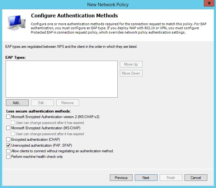 Configuration username