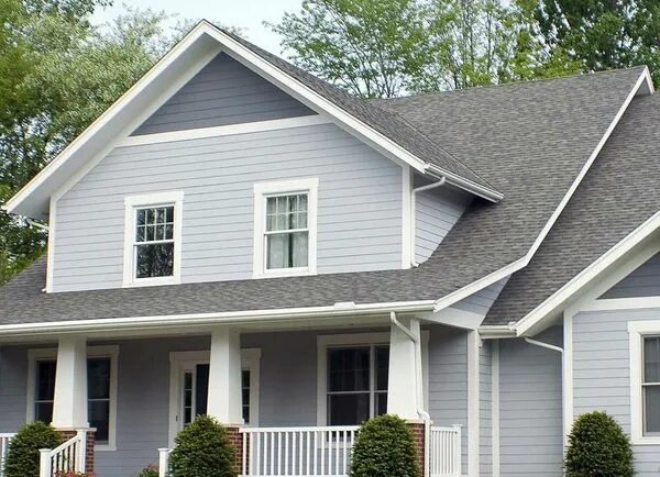 Сочетание цветов фасада дома серый цвет Related image Exterior paint colors for house, House paint exterior, Farmhouse e