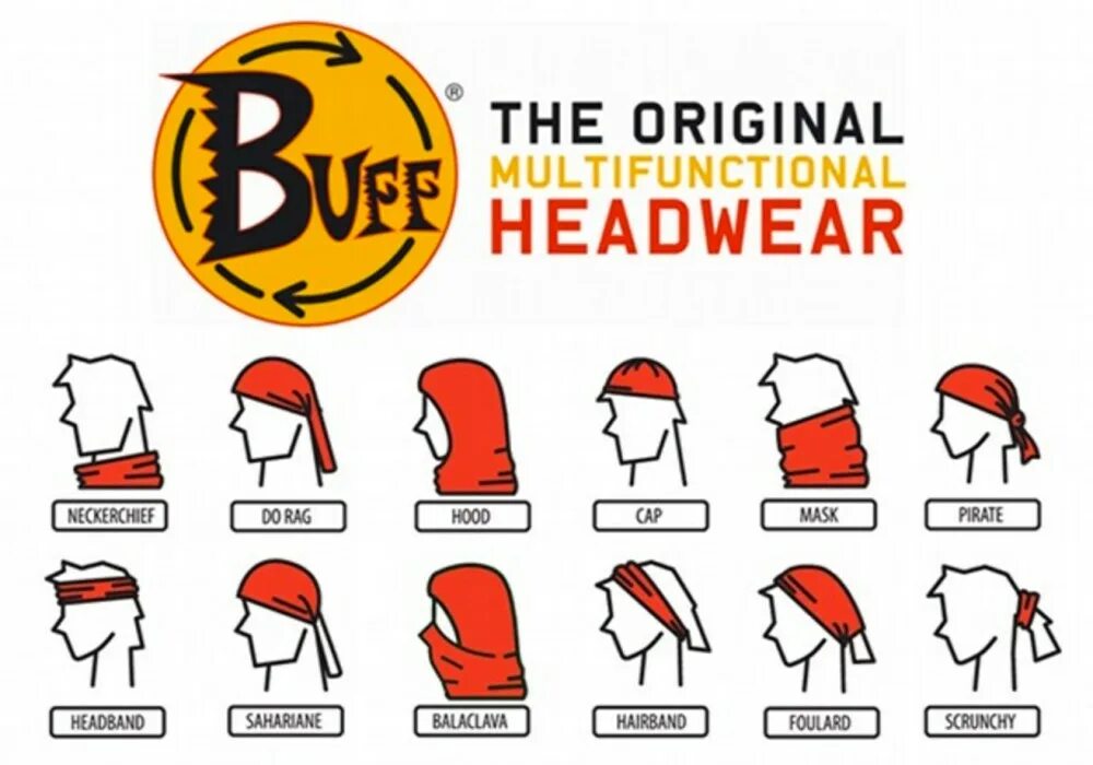 Buff 3. Buff способы ношения. бандана из бафа. бафф головной убор. многофункциональная бандана способы.