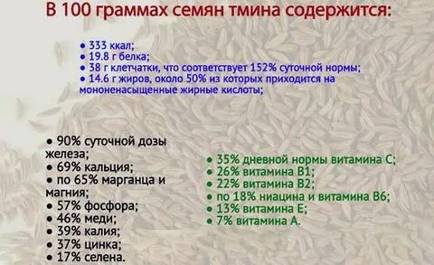 Какие витамины в черном
