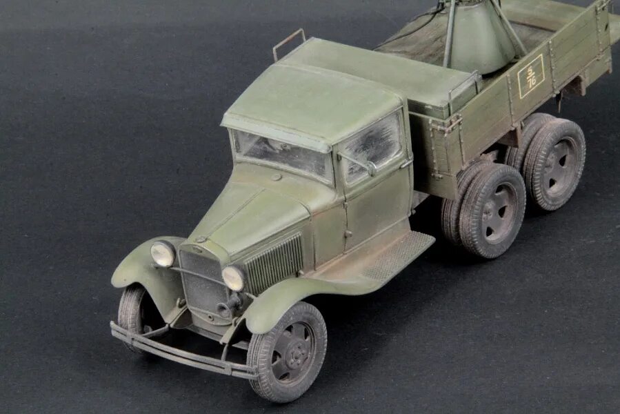 Фото модели газ ааа MiniArt Сборная модель грузовой автомобиль ГАЗ-AAA Обр. 1943 г. и 5 фигур, 1/35
