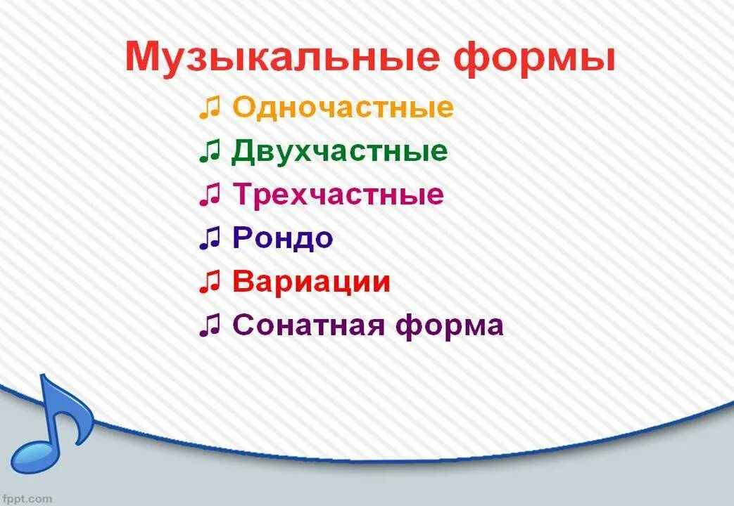 Какую музыкальную форму имеет