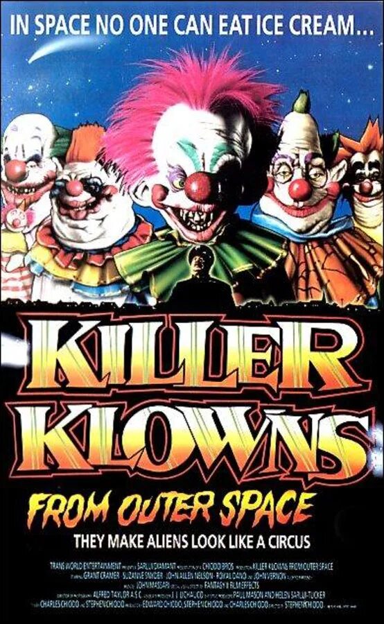 Клоуны-убийцы из космоса (1987). Клоуны-убийцы из космоса 1988.