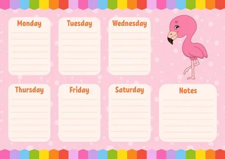 My school week