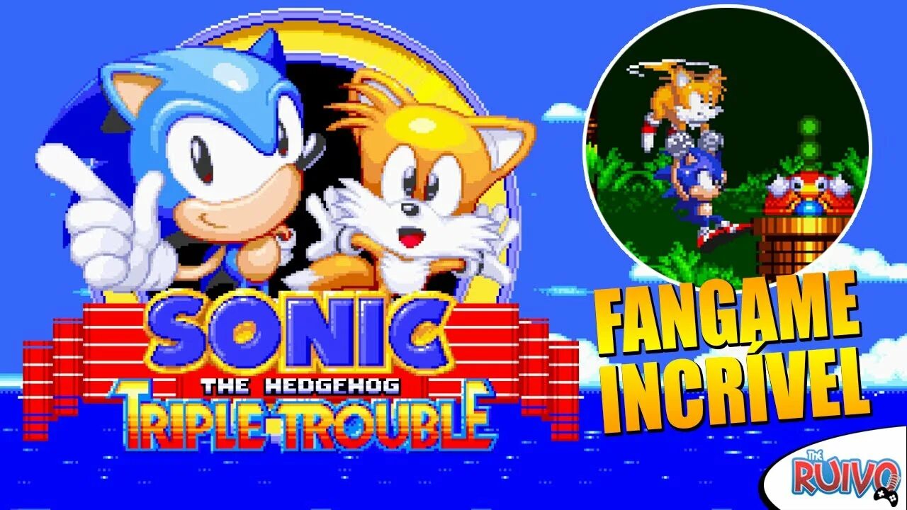 Спасенный соником профессор в игре. Sonic Triple Trouble 16-bit. Sonic Triple Trouble 16-bit акт 1. Соник эта игра была на сега мега драйв 16 бит. Triple Trouble Соник рисунок карандашом.