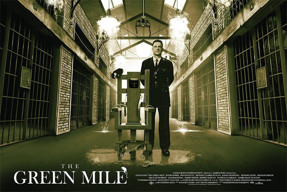 Зеленая миля (1999). The Green Mile poster. Бёрт Хаммерсмит зелёная миля. Зеленая миля 1999 Постер. Краткое содержание зеленой мили