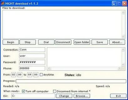 Begin download