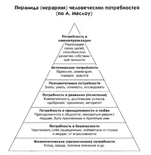 Базовые и высшие потребности