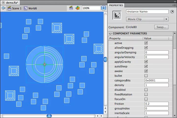 Box2d. Физический движок. Box2dweb. Physics engine 2d. World Box 2.