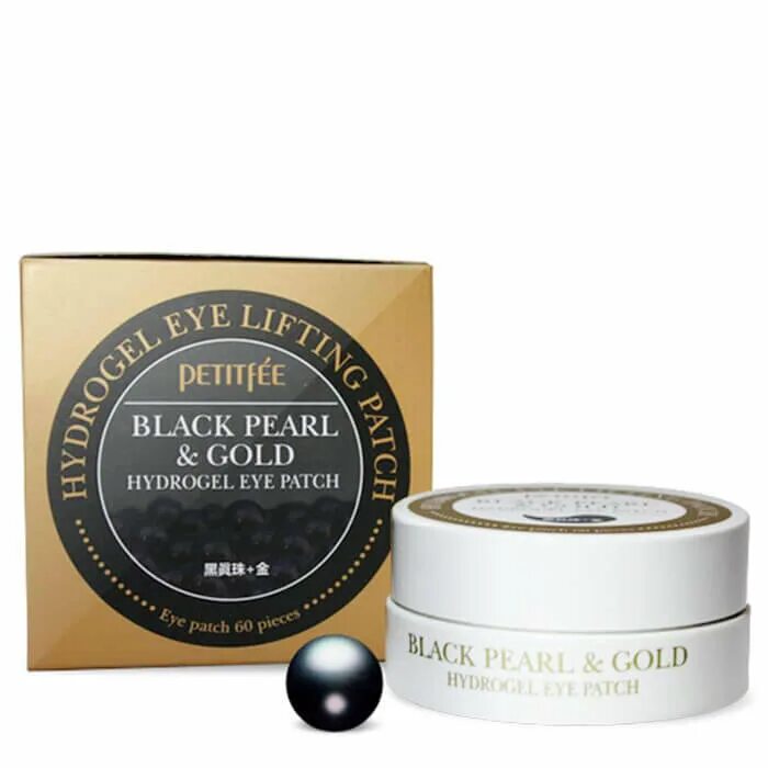 Патчи petitfee black pearl. Black pearl gold hydrogel eye patch. патчи для глаз petitfee black pearl &amp; gold hydrogel eye patch с черным жемчугом, 60 шт.. патчи петитфи с золотом и черным жемчугом. корейские патчи с черным жемчугом и золотом.