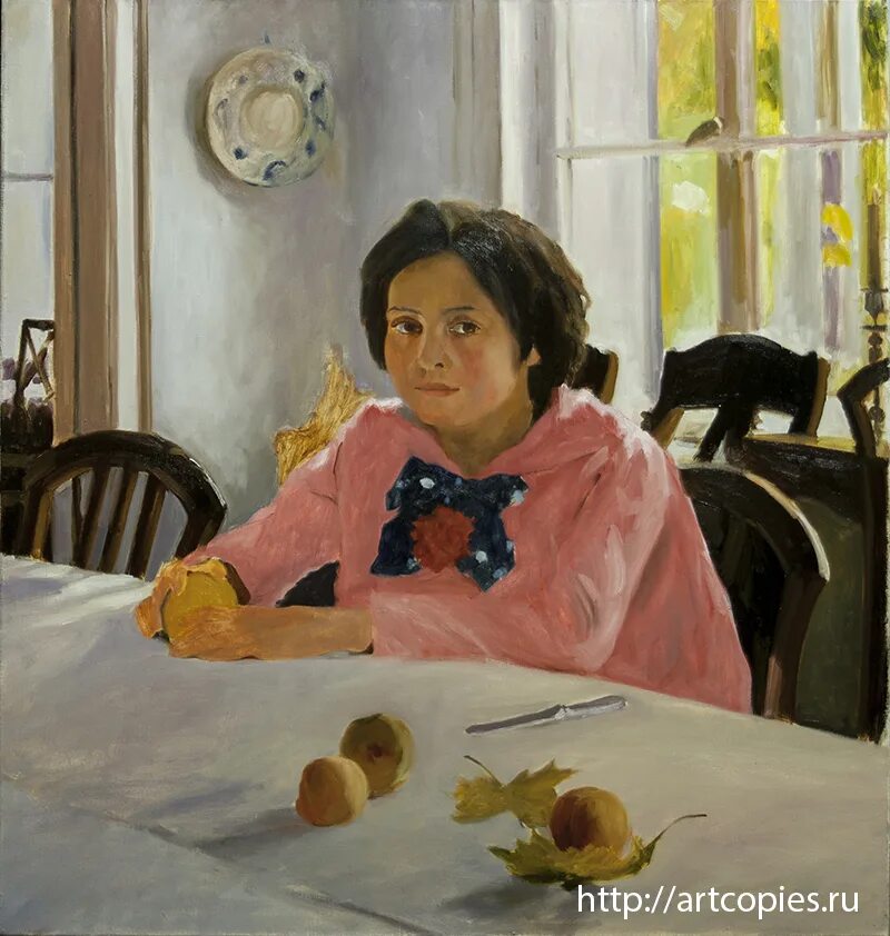 Картина васнецова девочка с персиками. Серов девочка с персиками. Валентин Александрович Серов девочка с персиками. В Серов девочка с персиками 1887. Валентин Серов персики.