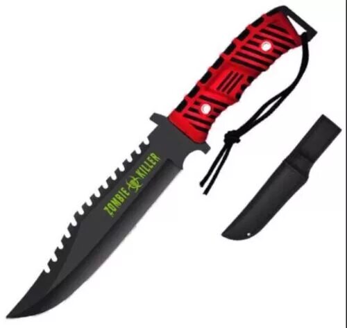 Zombie Killer Knife. Нож зомби киллер. Черно красный нож. Killer нож