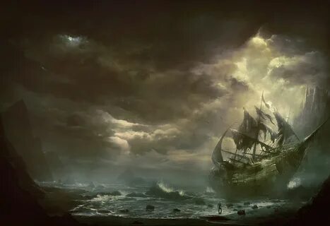 Карибское море арт