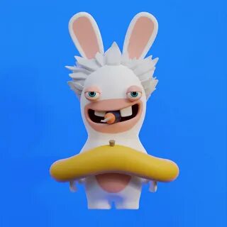 Иллюстрация Professor Mad Rabbid в стиле 3d Illustrators.ru