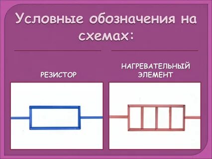 Нагревательный элемент в цепи
