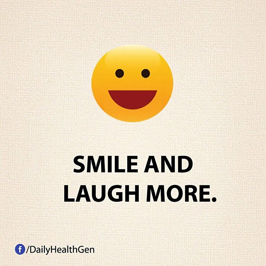 Всегда улыбайтесь и смейтесь