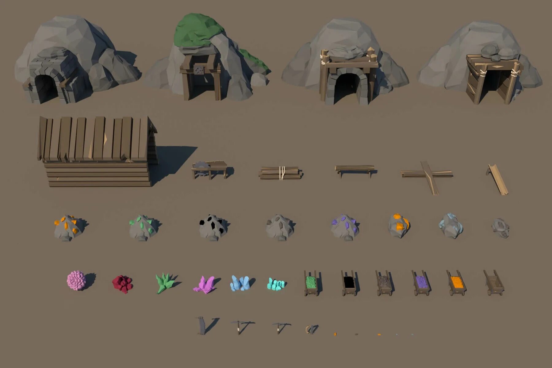 Mine model