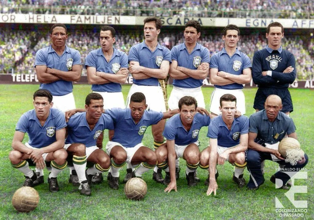 Чемпионат футбола 1958 года. Сборная Бразилии 1958. Сборная Бразилия 1958 Чемпионат. Команда Бразилии по футболу 1958 года.