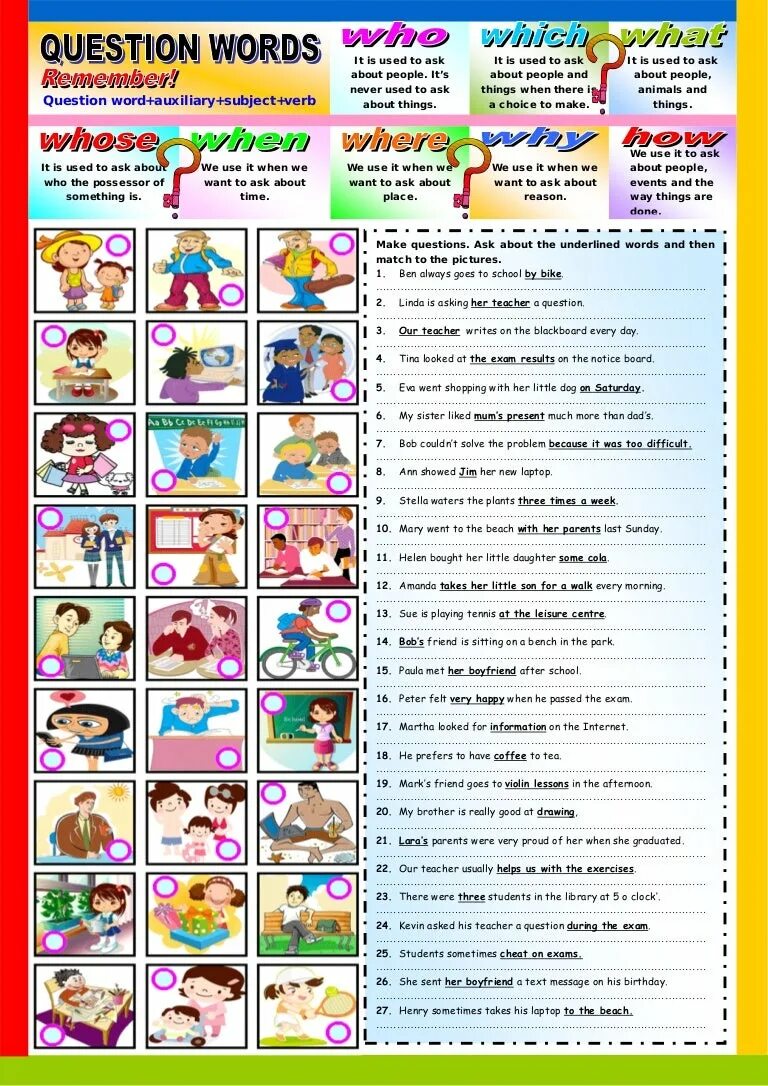 Ask questions to the underlined words. Question words. question words ever правило. question words with ever презентация. question words ever презентация 9 класс.