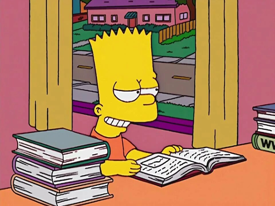 Lisa did the homework. Ребенком много домашки. Самообразование рисунки. Alone student. Барт симпсон лежит.