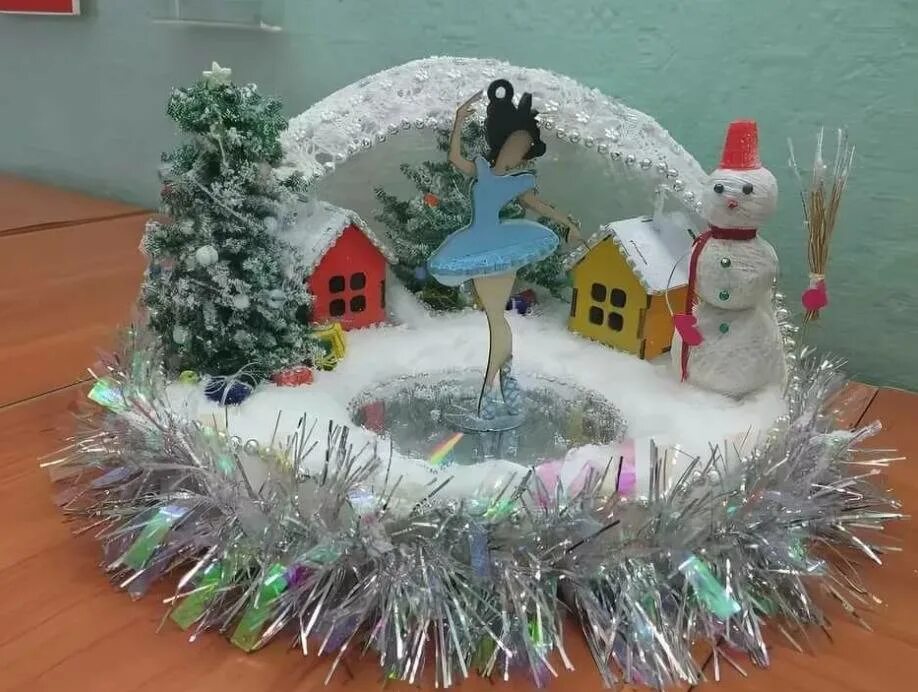 Какую поделку сделать в школу новогоднюю