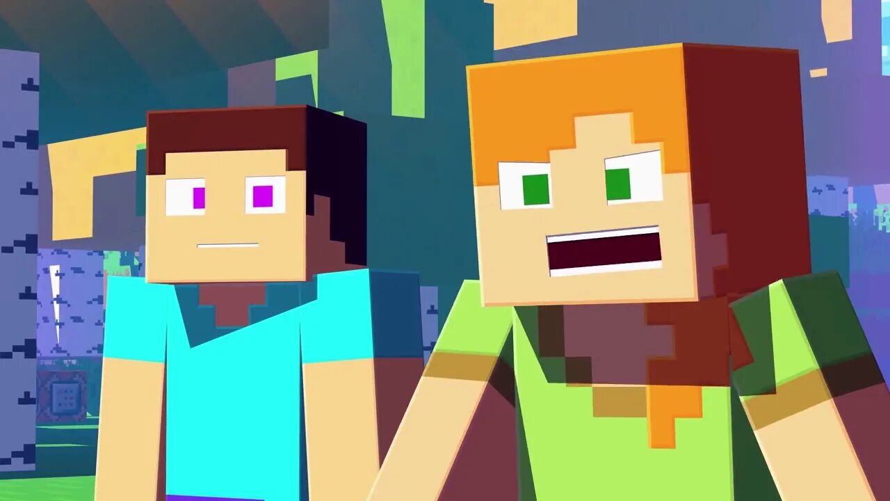 Minecraft steve alex