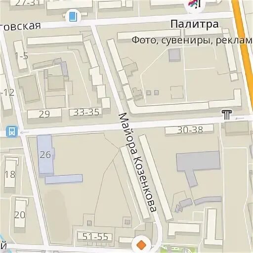 Театральная 13 калининград на карте
