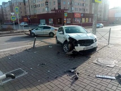 Вчерашняя авария на ул. Гусарова. #дтпомск ЧП Омск.