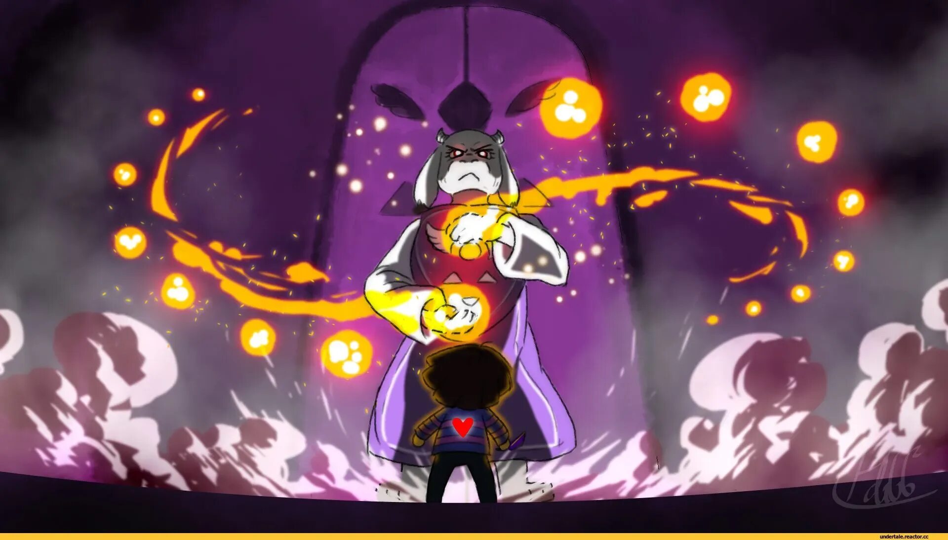 Undertale c. Битва с ториэль арт. ториэль в бою undertale. битва с азриэлем. андерфелл ториэль битва арт.