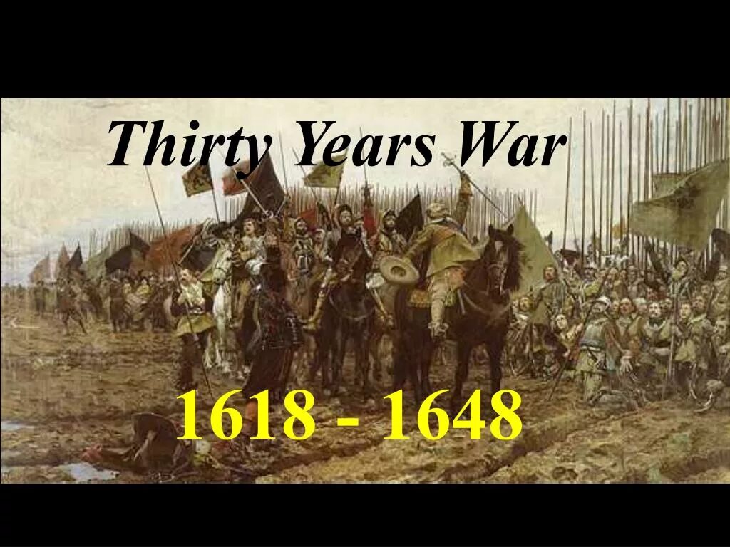 Участники 30 летней войны 1618-1648.