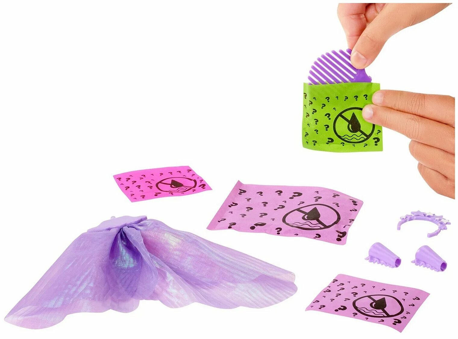 Barbie color reveal rainbow mermaid series