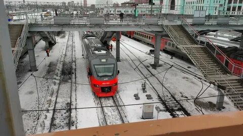 Работа на станциях электричек