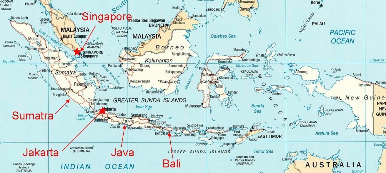 Большие зондские острова океан. Индонезия на карте Бали на карте. Индонезия острова Ява и Суматра на карте. Острова Суматра Ява Калимантан. Остров Бали Индонезия на карте.