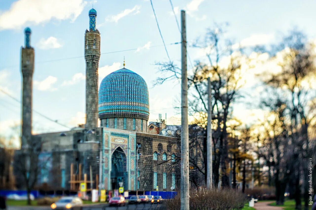 Панорама: Соборная мечеть, мечеть, Кронверкский просп., 7, Санкт-Петербург - Янд
