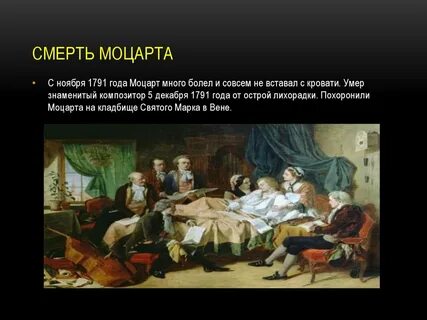 Моцарт последние годы