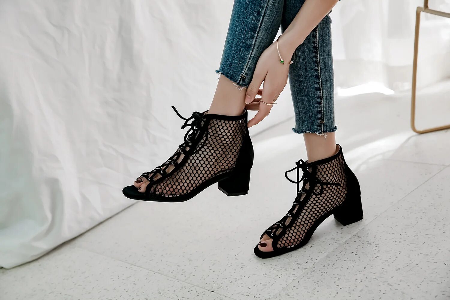 ботильоны casadei на танкетке.