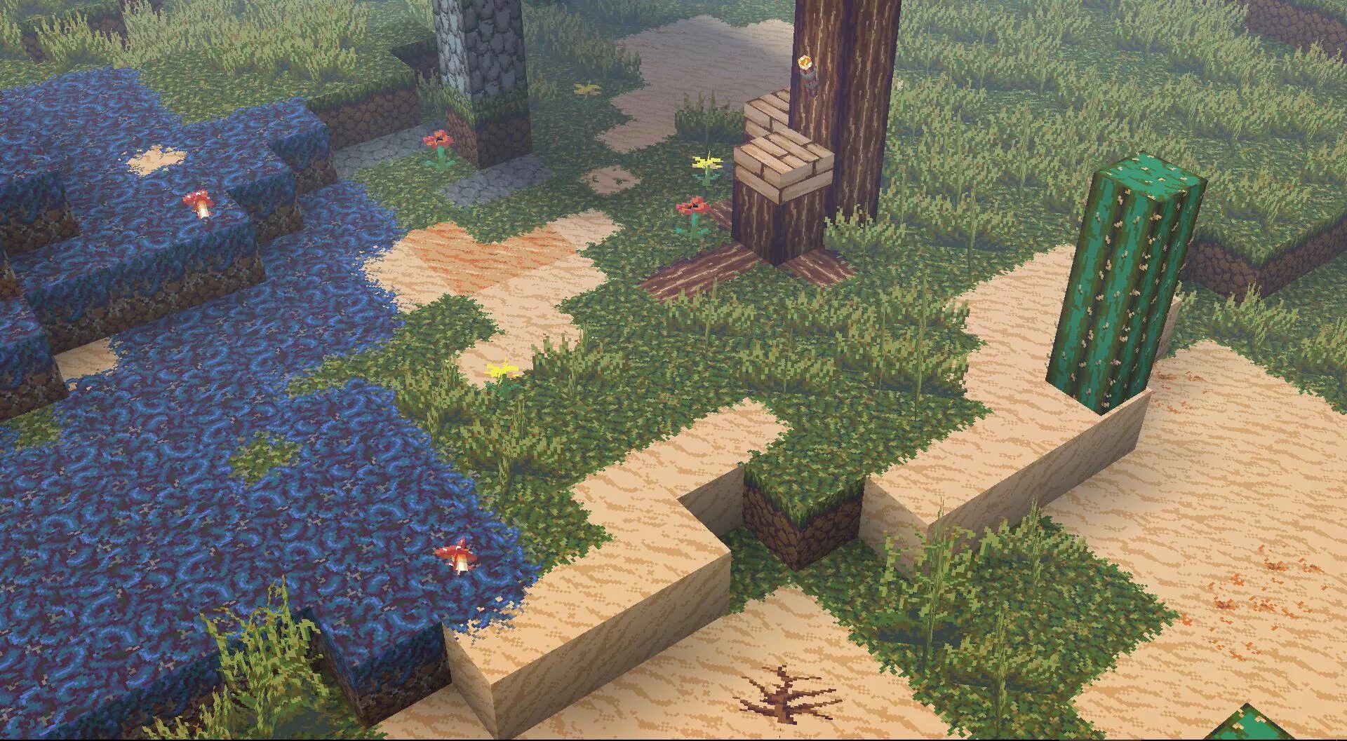 Block overlay
