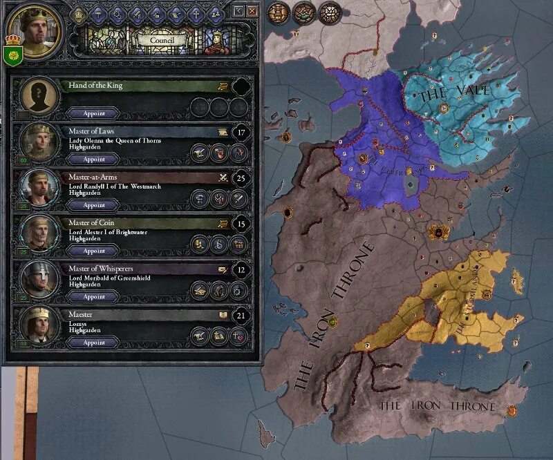 Kings game 2. Crusader Kings 2 с модом на игру престолов.