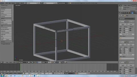 Blender куб