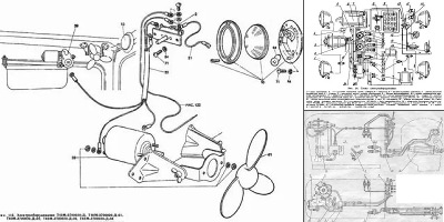 схема электрооборудования трактора т-40