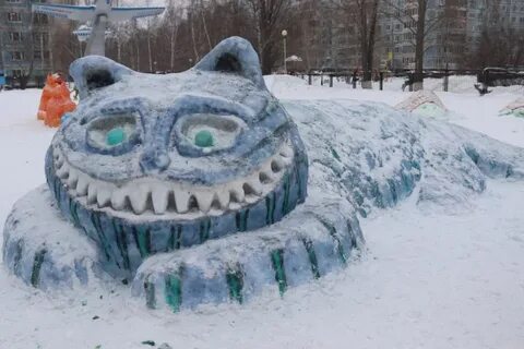 Дракон своими руками из снега на новый