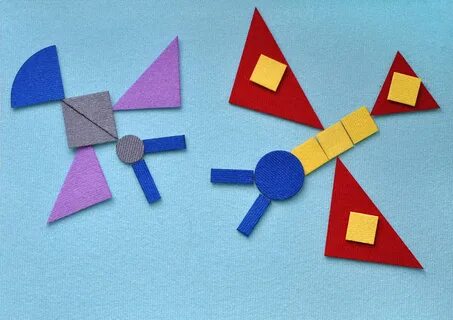 Конструирование из геометрических фигур в средней группе