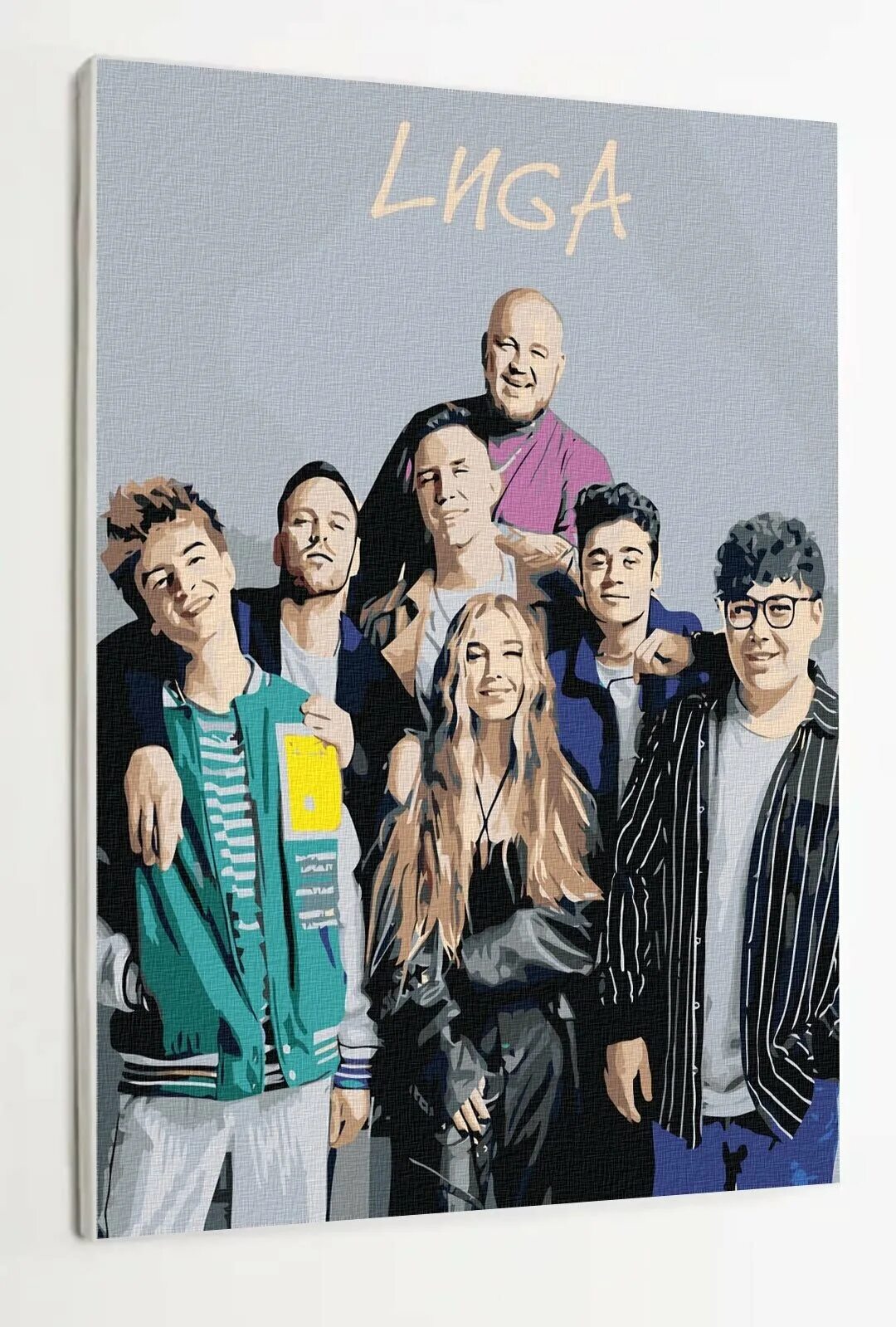 Картина по номерам "Дима Масленников 2", Раскраска 40x50 см, Знаменитости - купи