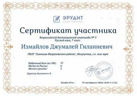 Эрудит по русскому
